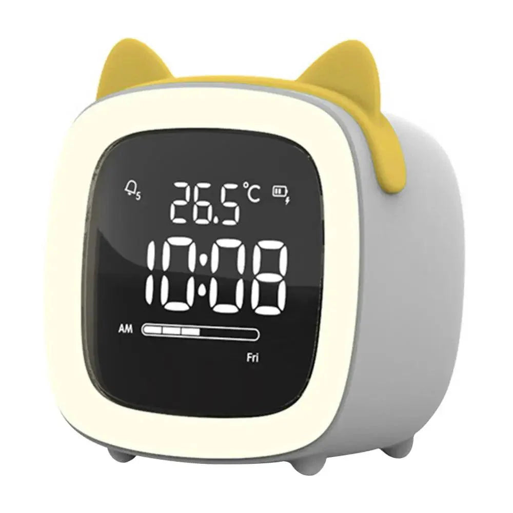 BunnyGlow™ – Cartoon LED Wekkerlamp – Speelse Nachtlamp met Alarmfunctie