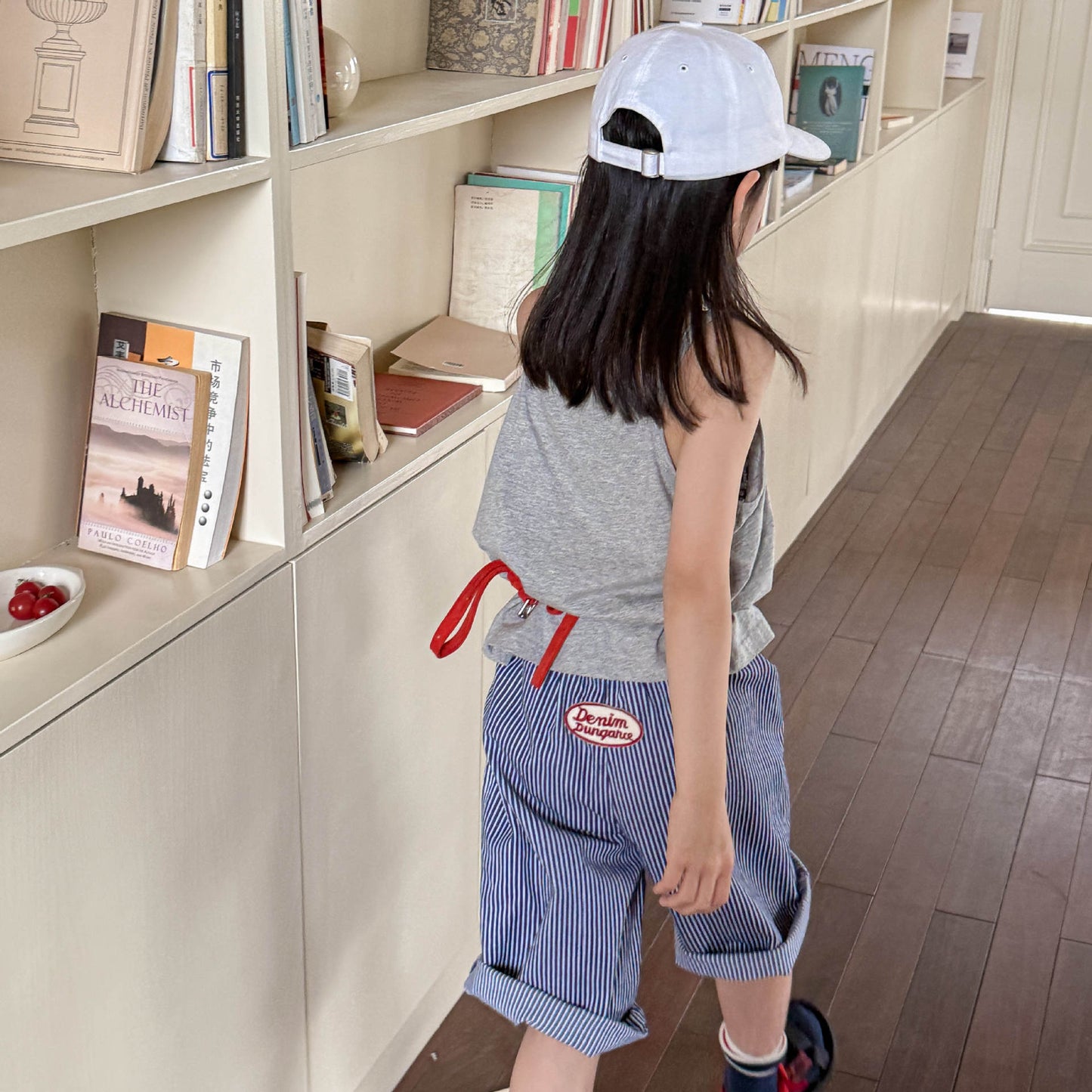 StripeDot™ – Gestreepte Broek met Stippendetail – Uniseks Kinder Zomerbroek