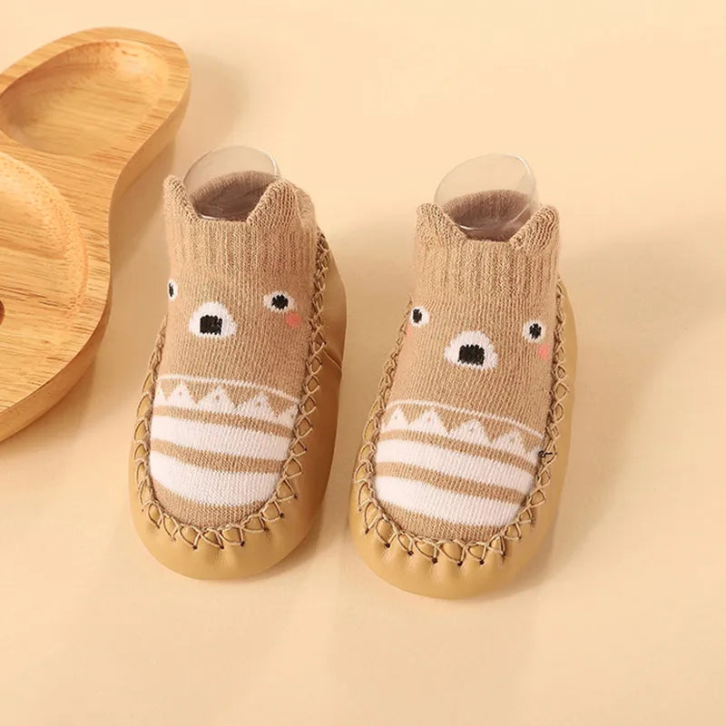 SoftGrip™ – Antislip Babysokken met Kurkzool – Comfortabele Eerste Stapjes