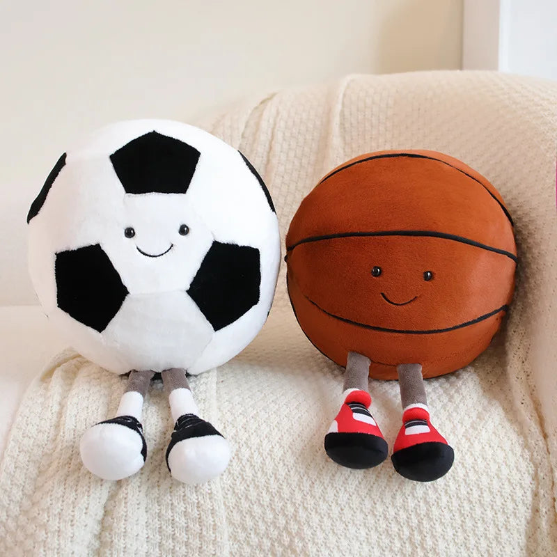 GoaliePals™ – Schattige Voetbal Knuffel met Schoenen – Zacht Pluche Speelgoed