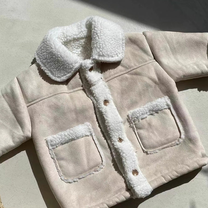 SherpaNest™ – Warme Suède Winterjas met Teddyvoering – Kinder Winterjas Unisex
