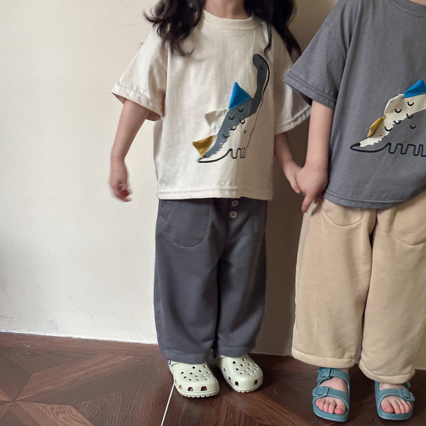 DinoRoar™ – T-shirt met Dino-Opdruk – Speels Unisex Shirt