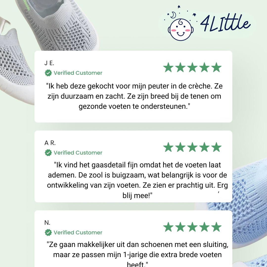 4Little Feeties Schoenen - Ergonomische schoentjes voor de eerste stapjes