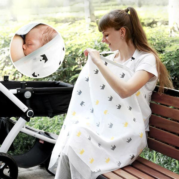 MilkVeil™ – Verstelbare Ademende Borstvoedingsdoek – Comfort & Discretie