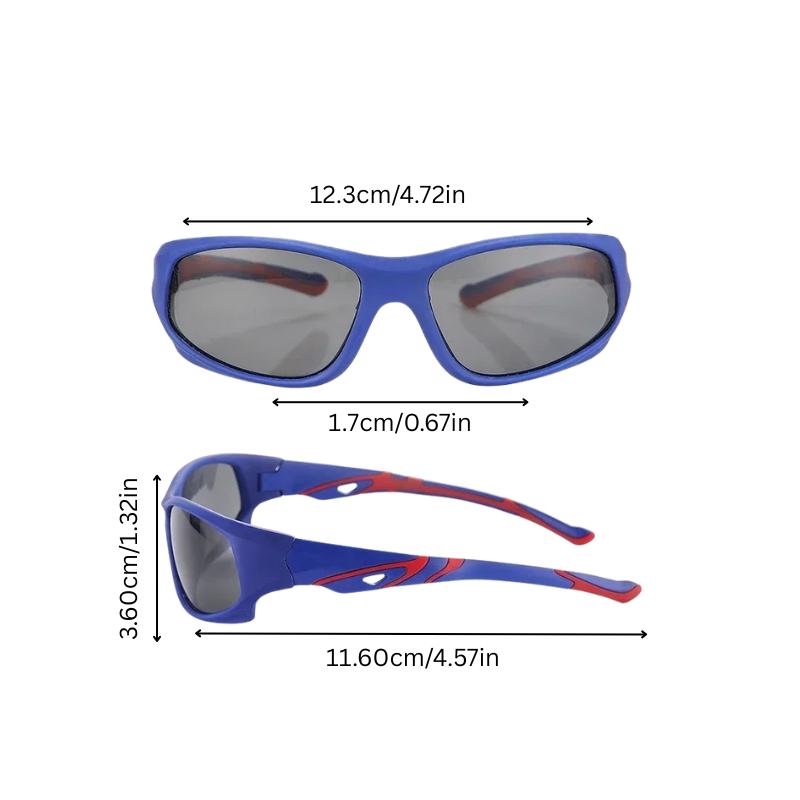 SpeedShadz™ – Sportieve Zonnebril met UV-Bescherming – Kinderzonnebril voor Actieve Avonturen