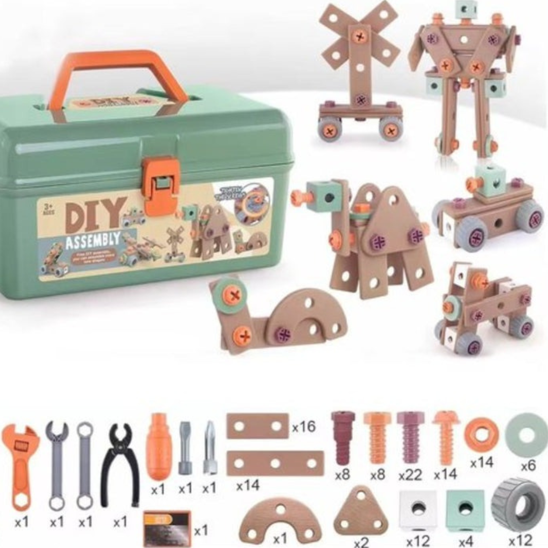 BuildBuddy™ – Gereedschapsset voor Kinderen – Educatief Doe-Het-Zelf Speelgoed
