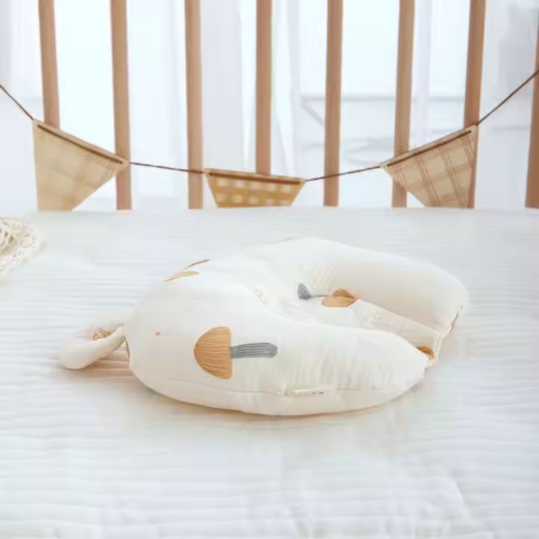 BearNest™ – Ergonomisch Baby Hoofdkussen – Veilige Comfortabele Ondersteuning