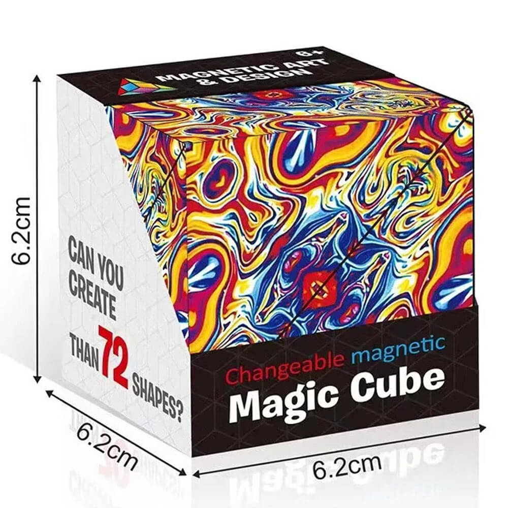 MagnaForm™ – Magnetische Puzzelkubus – 72 Vormen in 1 Educatief Bouwspel