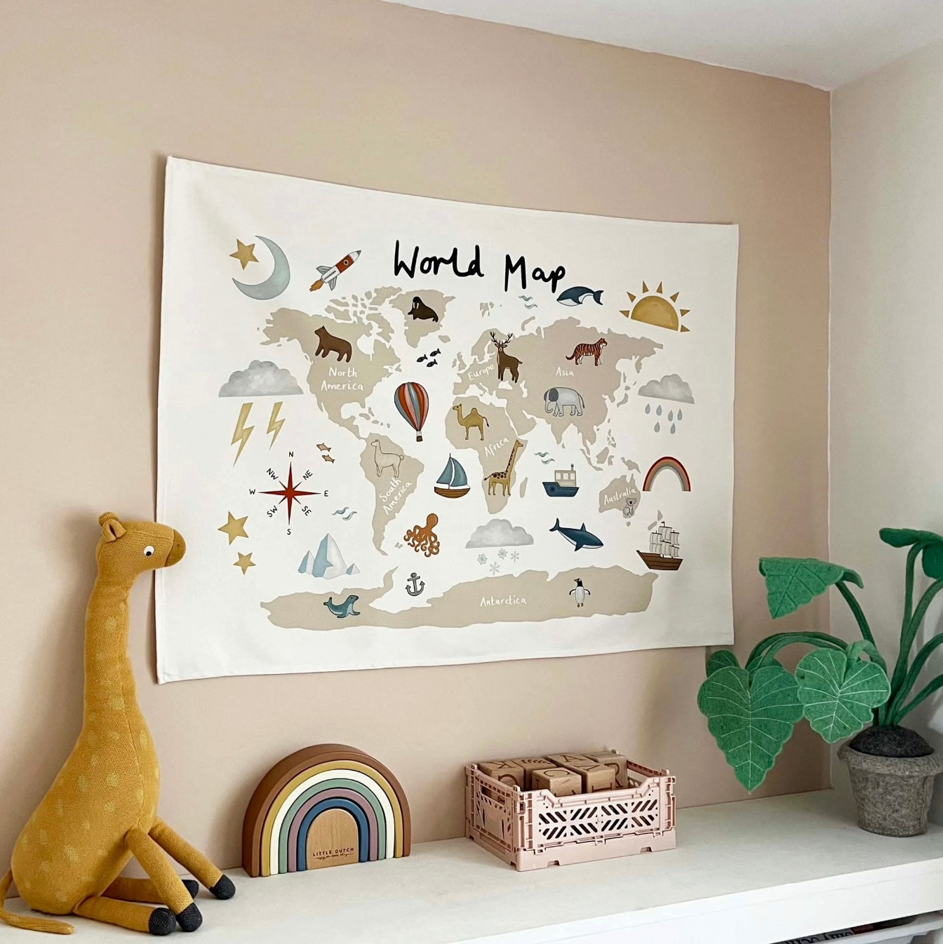 ImagiWall™ – Stoffen Educatieve Posters voor Kinderen – Leerzaam & Decoratief