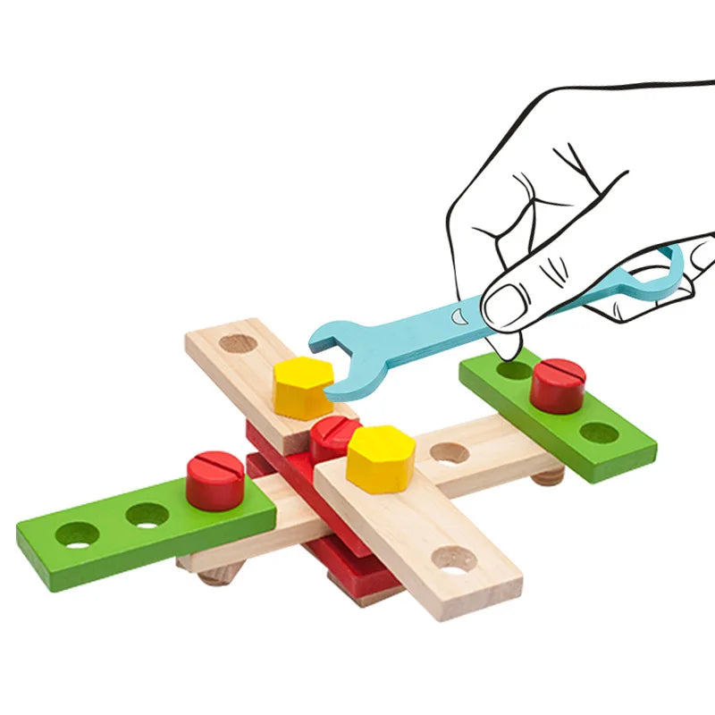 ToolyBox™ – Creatief Houten Gereedschapsspel – Montessori Speelset