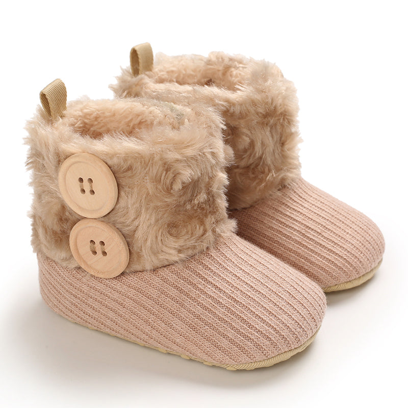 SnugPaws™ – Warme Winterschoenen met Antislip Zool – Baby Schoenen