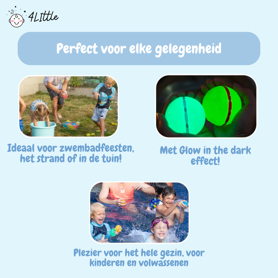 Herbruikbare Waterballonnen™ - Glow-In-The-Dark