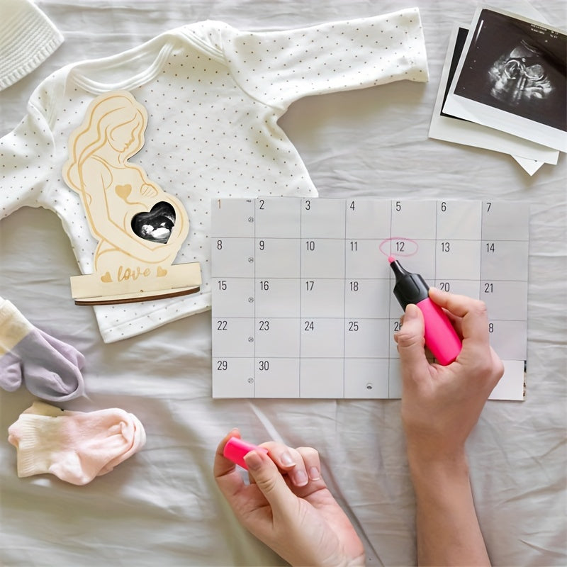 EchoLove™ – Baby echo fotolijst – Houten herinneringslijst