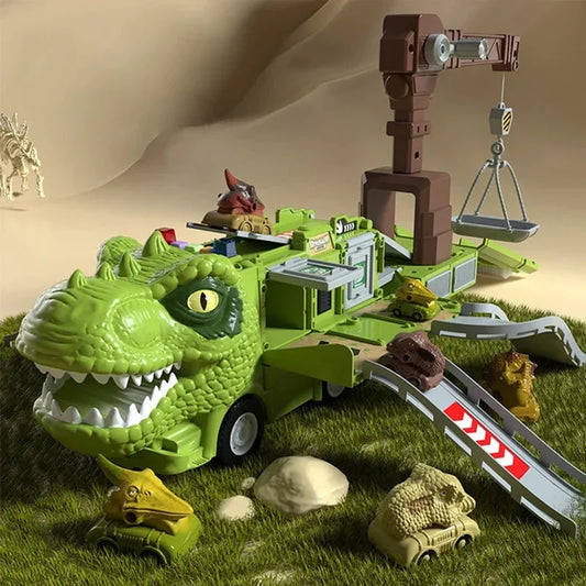 RexRover™ – Opvouwbare Dinosaurus Truck met Licht Geluid – Educatief Speelplezier voor Kinderen