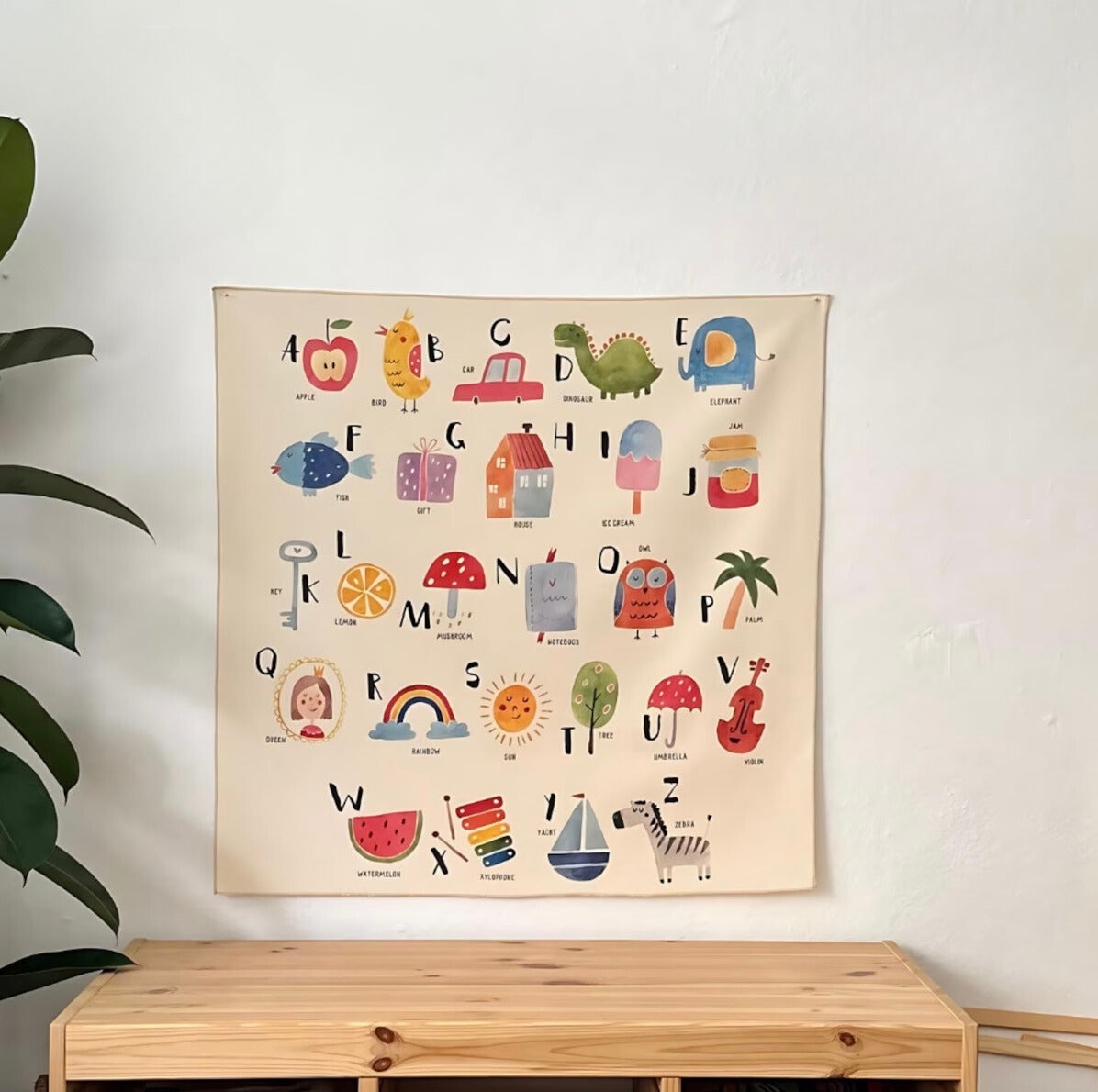ImagiWall™ – Stoffen Educatieve Posters voor Kinderen – Leerzaam & Decoratief