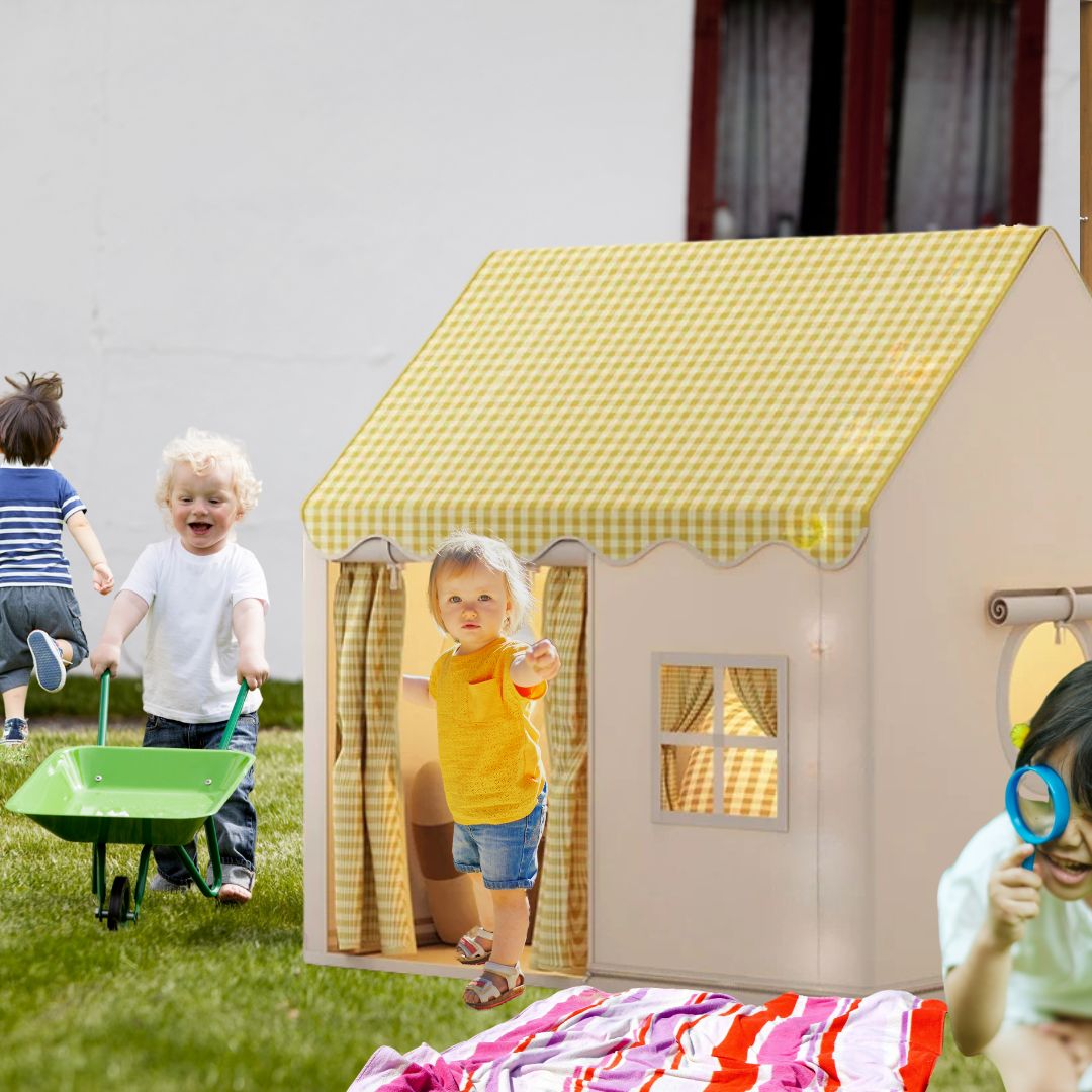 MagicGrid™ – Opvouwbare Kinder Speeltent – Ruim & Creatief Speelplezier