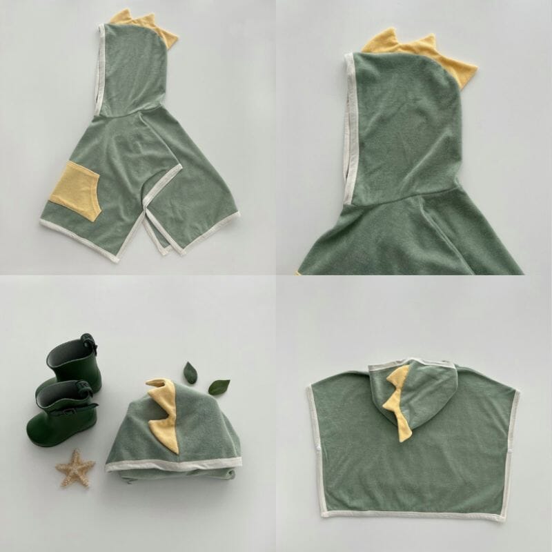 DinoWrap™ – Zachte Dinosaurus Badcape – Comfort & Plezier na het Bad