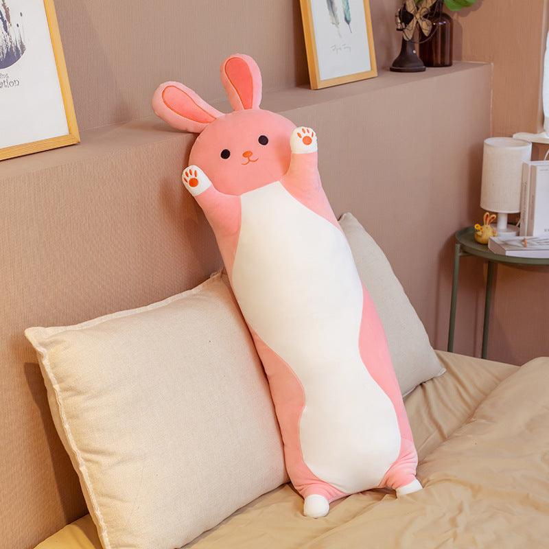 SnugBuddy™ – Langwerpig Kussen met Cartoonprint – Zachte Knuffelsteun