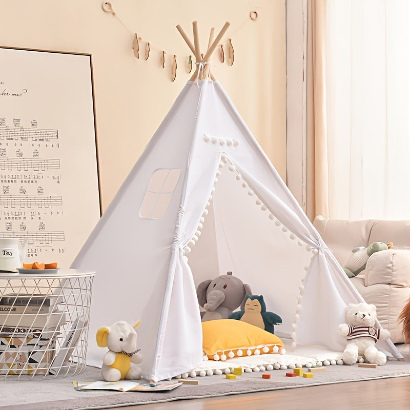 CosyCamp™ – Speelse Kinder Tipi Tent – Comfortabel Binnen & Buiten Plezier