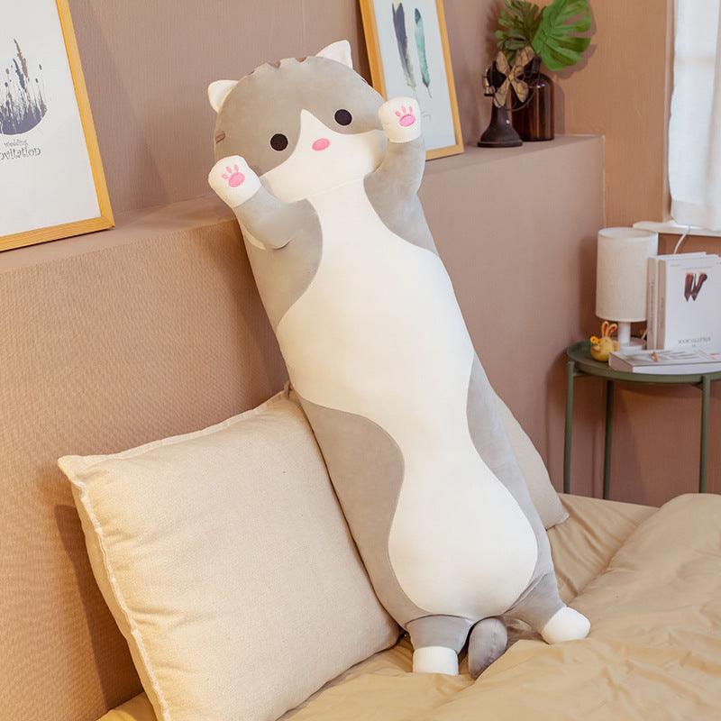 SnugBuddy™ – Langwerpig Kussen met Cartoonprint – Zachte Knuffelsteun