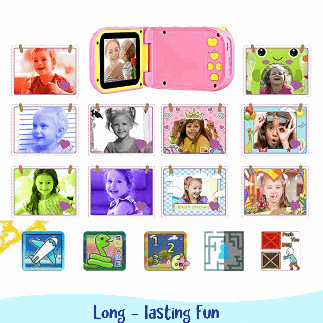 PixiCam™ – Digitale Kinder Camera & Video Recorder – Creatief Fotoplezier voor Kleine Ontdekkers