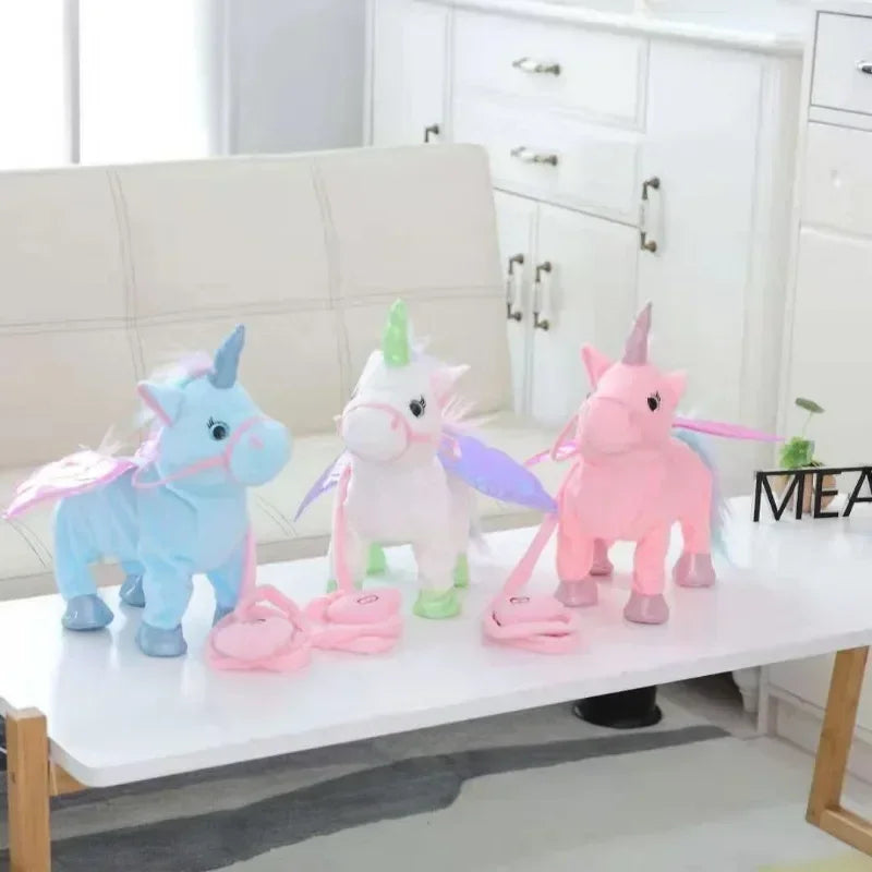 UnicornBuddy™ – Magische knuffelvriend met beweging en muziek - Knuffel