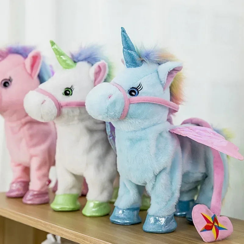 UnicornBuddy™ – Magische knuffelvriend met beweging en muziek - Knuffel