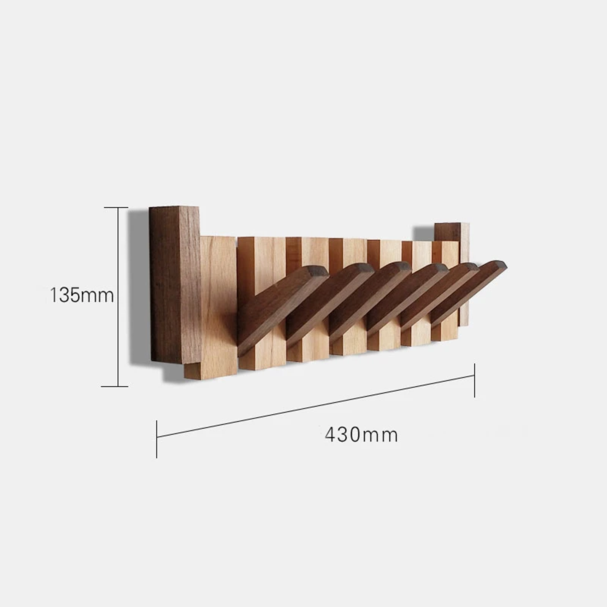 MelodyRack™ – Inklapbare Magnetische Kapstok – Piano Wandkapstok Design
