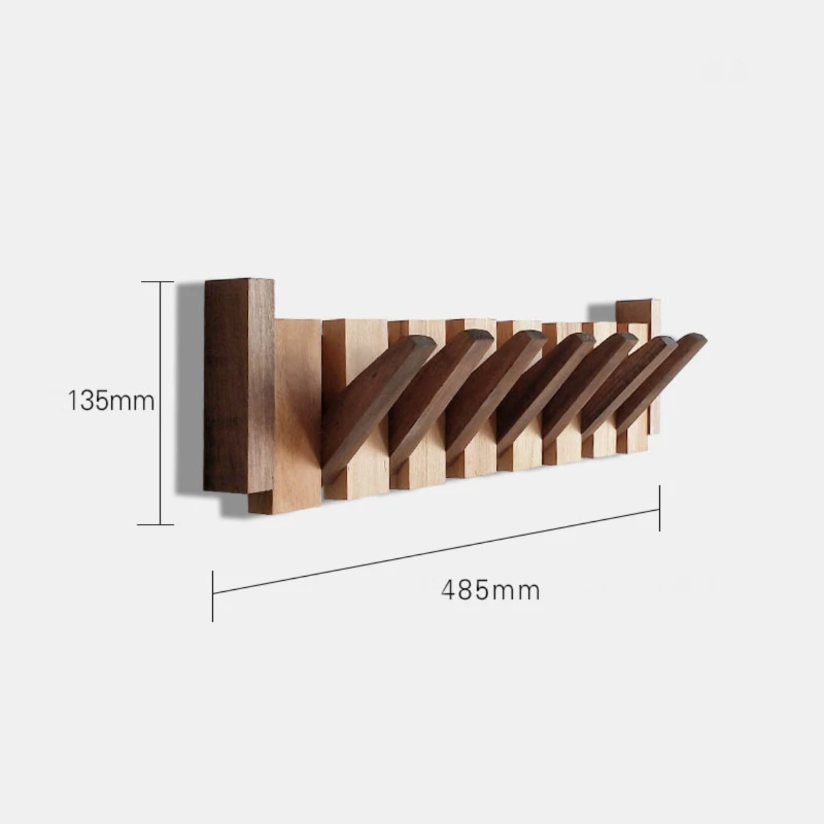 MelodyRack™ – Inklapbare Magnetische Kapstok – Piano Wandkapstok Design
