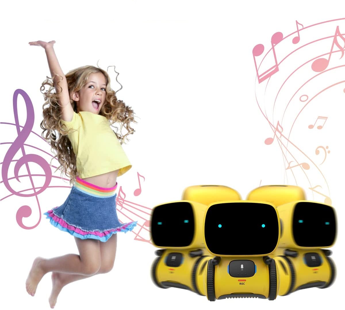 TalkyBot™ – Slimme Muzikale Robot – Interactief Educatief Speelgoed