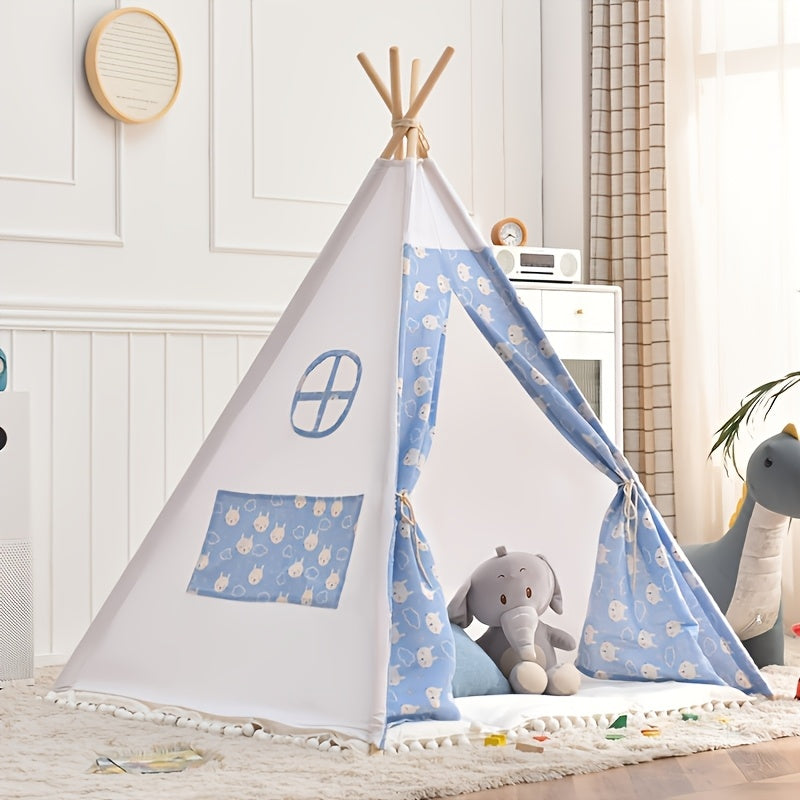 CosyCamp™ – Speelse Kinder Tipi Tent – Comfortabel Binnen & Buiten Plezier