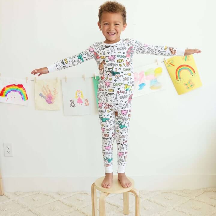 4Little™ | Inkleurbare Kinder Pyjama