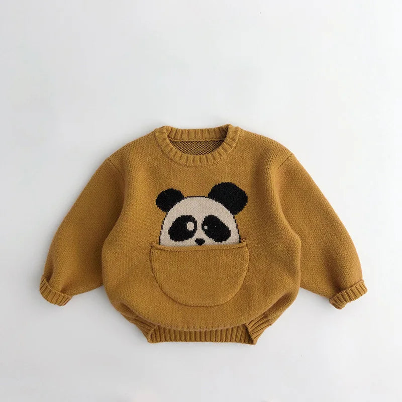 CritterHood™ – Zachte Sweater met Dierenprint – Unisex Kindertrui