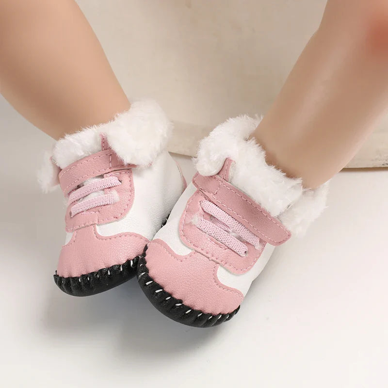 CuddleClasp™ – Warme Anti-Slip Laarzjes met Verstelbare Sluiting – Baby Winter Laarzen