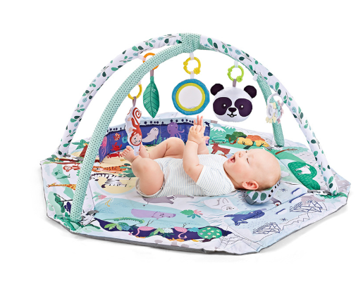 SensoryHaven™ – Baby speelkleed met 6 speeltjes – Buikligging en ballenpret
