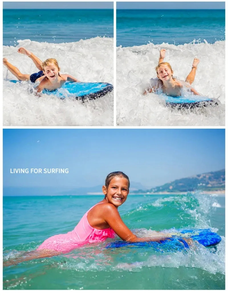 WaveGlider™ – Veilig Kinder Bodyboard – Actief Wateravontuur voor Zomerpret