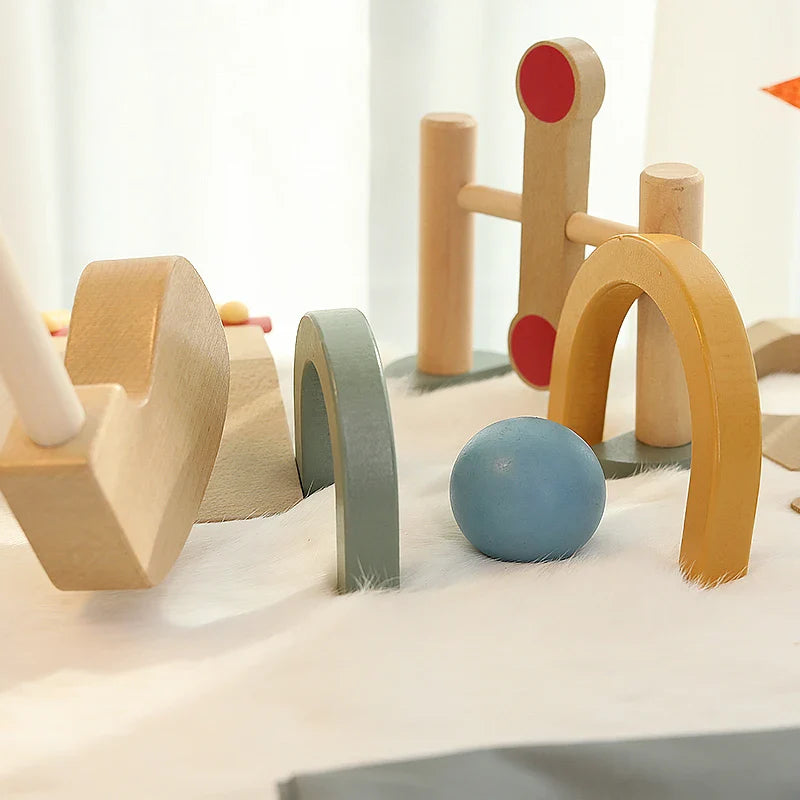 GolfieTots™ – Educatief Houten Golfspel – Actief Speelplezier Binnen & Buiten