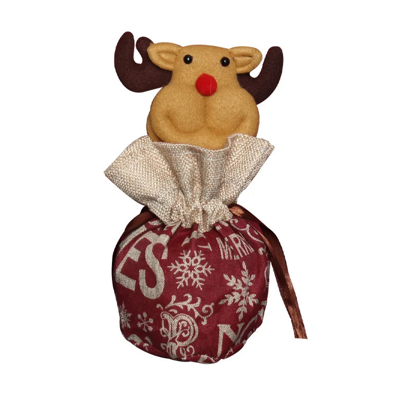 FestiveSacks™ – Luxe Herbruikbare Cadeauzakjes – Kerst Geschenk Tasje