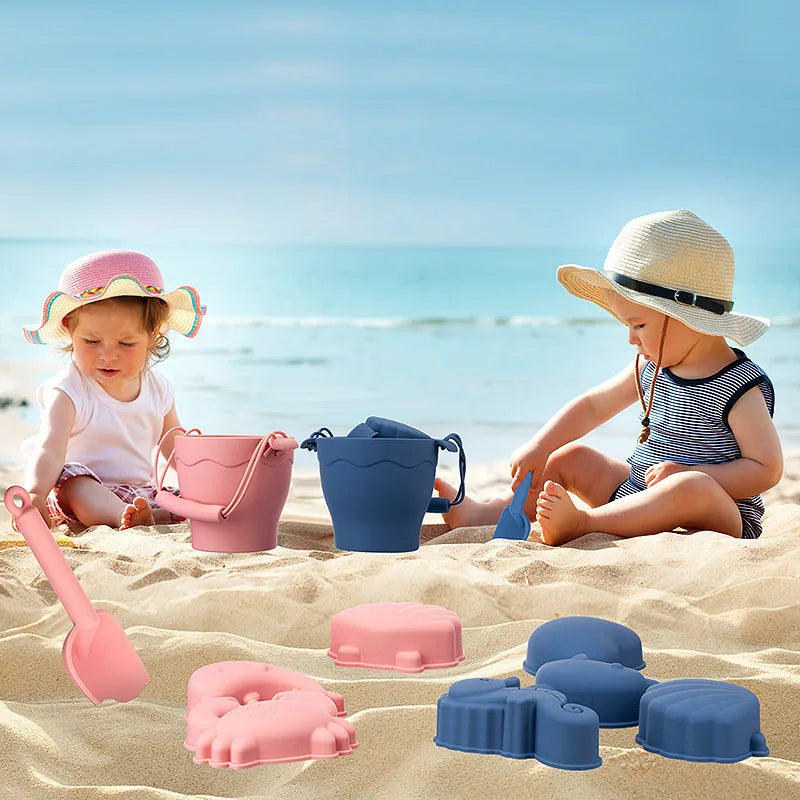 SandySet™ – Duurzaam Siliconen Strand Speelgoed – Kindvriendelijke Zomerset