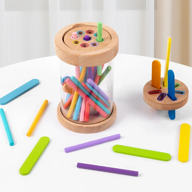 ColourNest™ – Montessori Sorteerspel Kleuren – Educatief Activiteitenspeelgoed