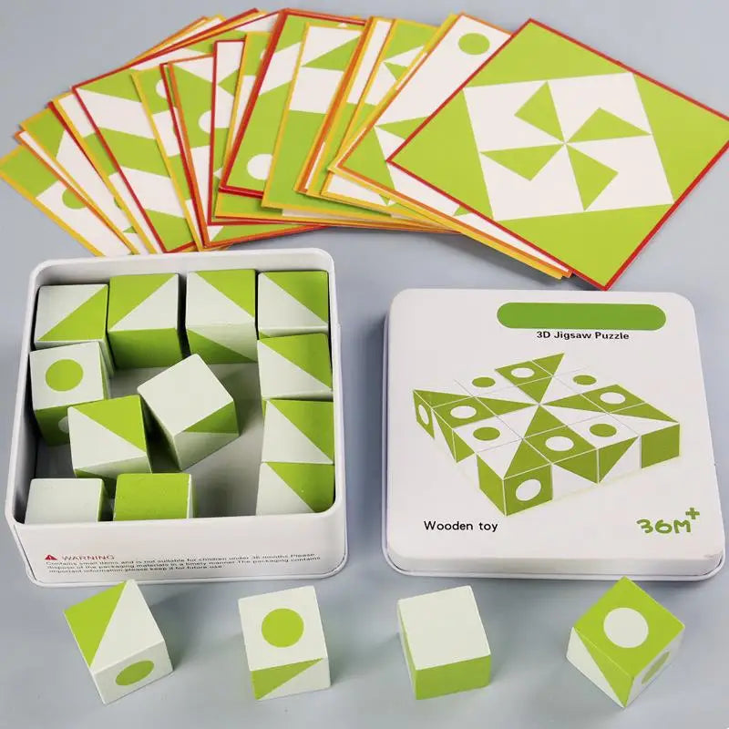 Thinkaroo™ – Creatief Houten Denkspel – Educatief Bouwplezier