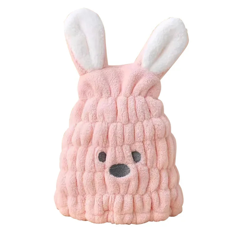 BunnyDry™ – Sneldrogende Haarmuts – Zachte Kinderhanddoek
