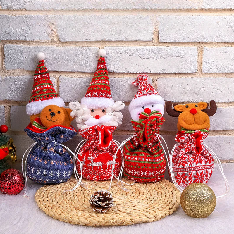 FestiveSacks™ – Luxe Herbruikbare Cadeauzakjes – Kerst Geschenk Tasje