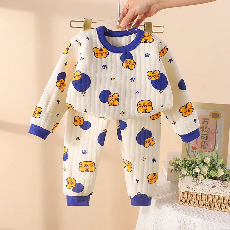 DreamNest™ – Ultrazachte Drie-Laags Pyjama – Comfortabele Peuter Nachtkleding