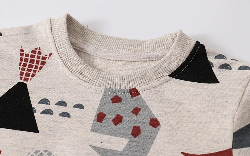 RoaryRoar™ – Zachte Sweater met Dino Print – Unisex Kindertrui