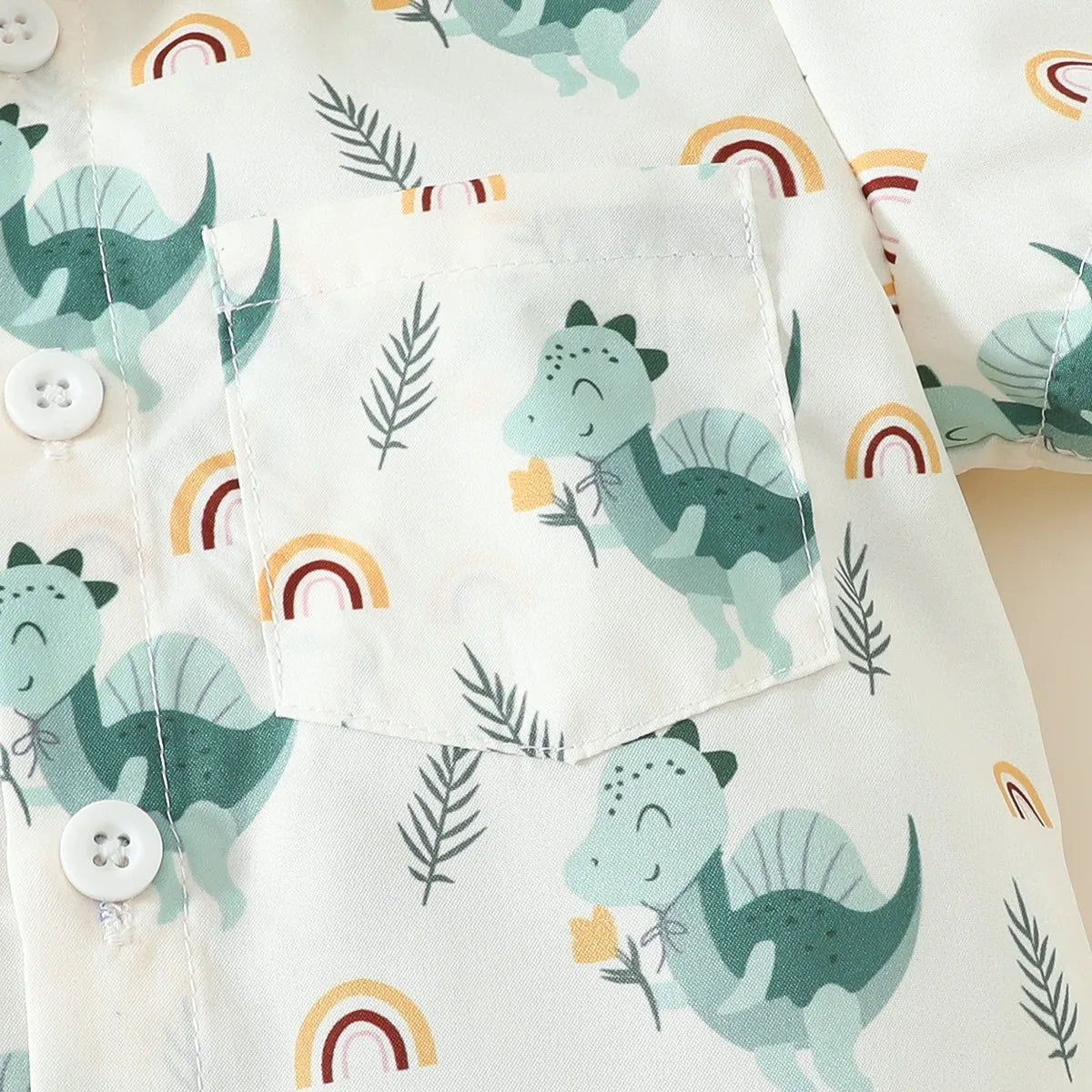 DinoTrekker™ – Zomerset met Dino Print – Jongens Kleding Set