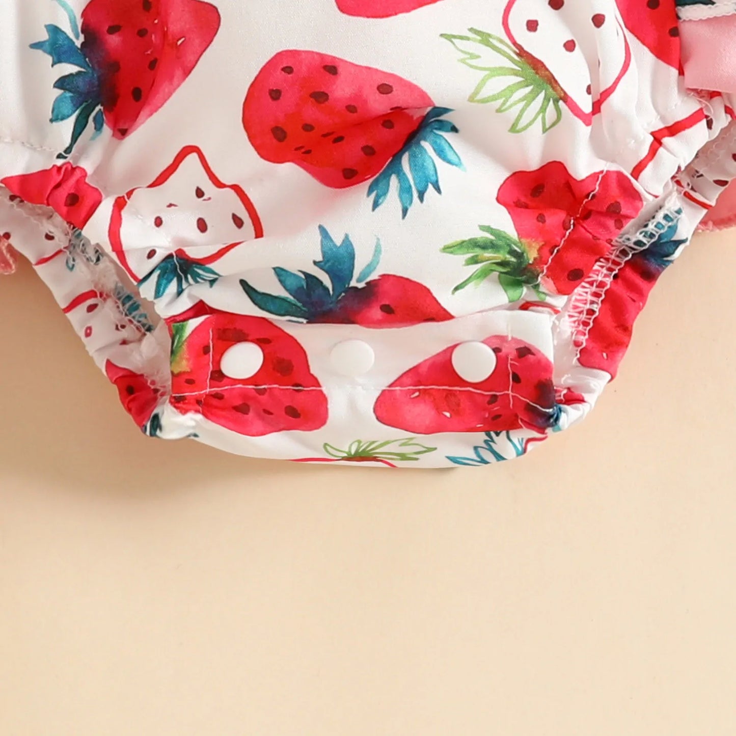 BerryMoo™ – Romper met Haarband – Baby Meisjes Zomeroutfit