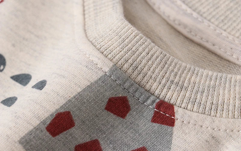 RoaryRoar™ – Zachte Sweater met Dino Print – Unisex Kindertrui