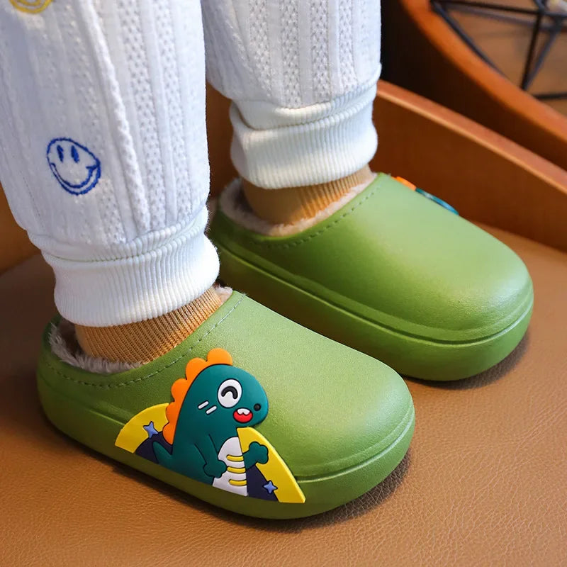 DrizzleBuds™ – Waterdichte Pantoffels met Antislip – Warme Kinder Slippers