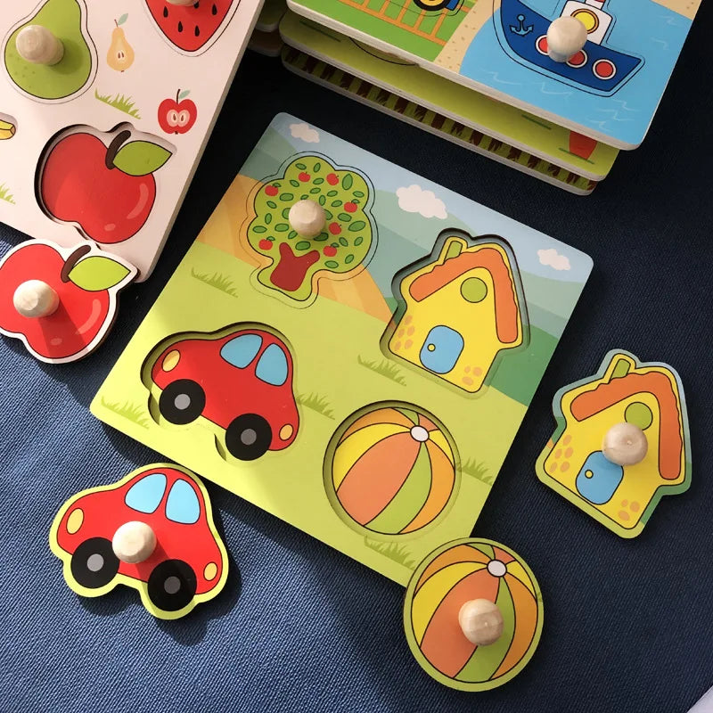 ShapeSmart™ – Educatieve Houten Puzzel – Kleuren & Vormen Ontdekspel